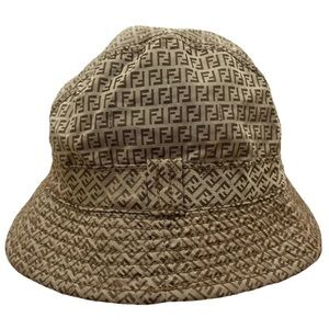 Fendi Kids Logo Print Bucket Hat | Size II (Age 6–10) | Authentic Italian Luxury